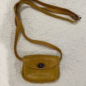 Mini leather crossbody bag